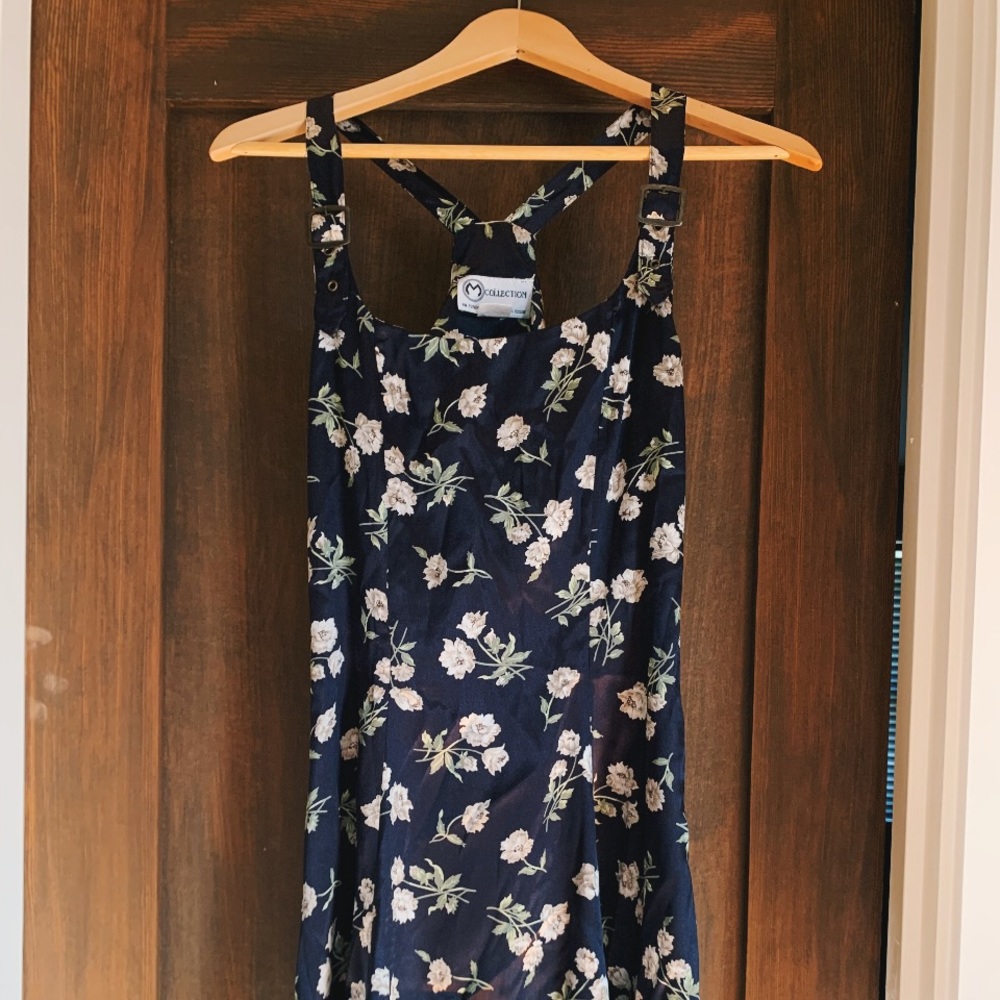 M Collection Vintage Style Floral Dress